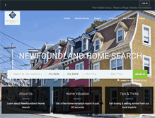 Tablet Screenshot of newfoundlandhomesearch.com